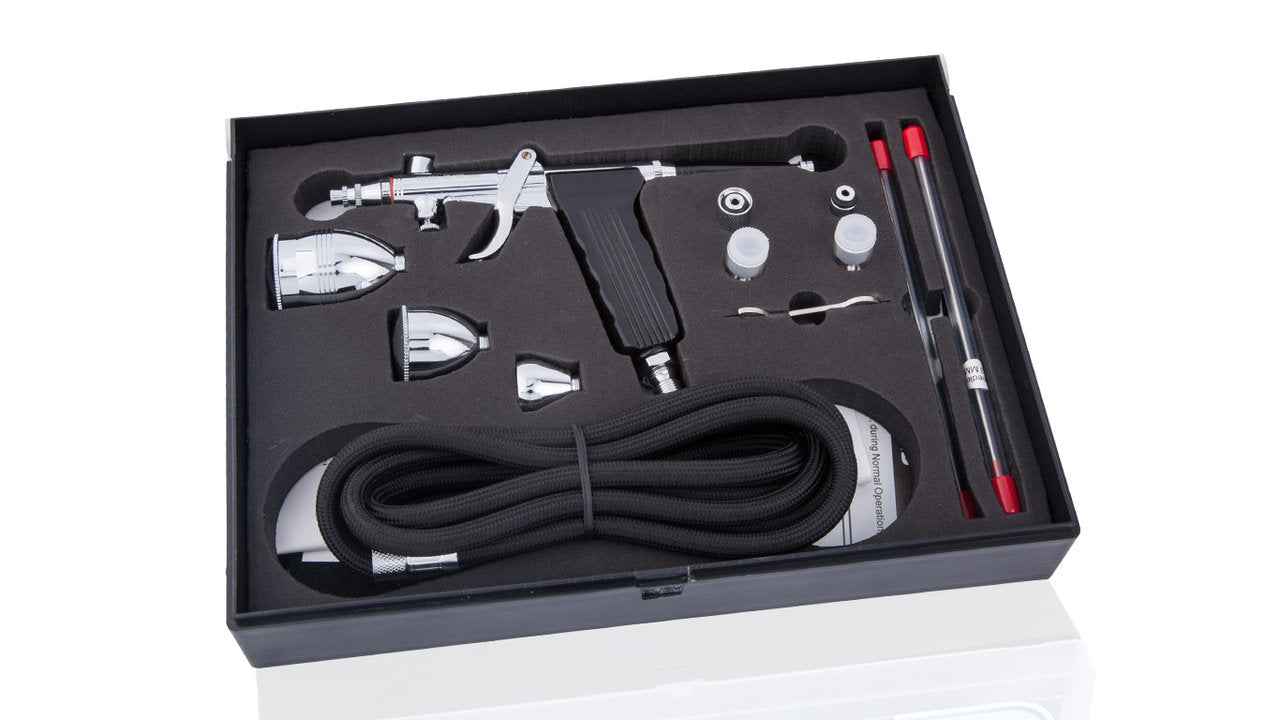 Ensemble aérographe BD-116C et compresseur AS-186