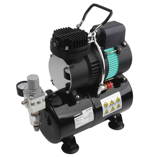 Compresseur aérographe professionnel avec double ventileur