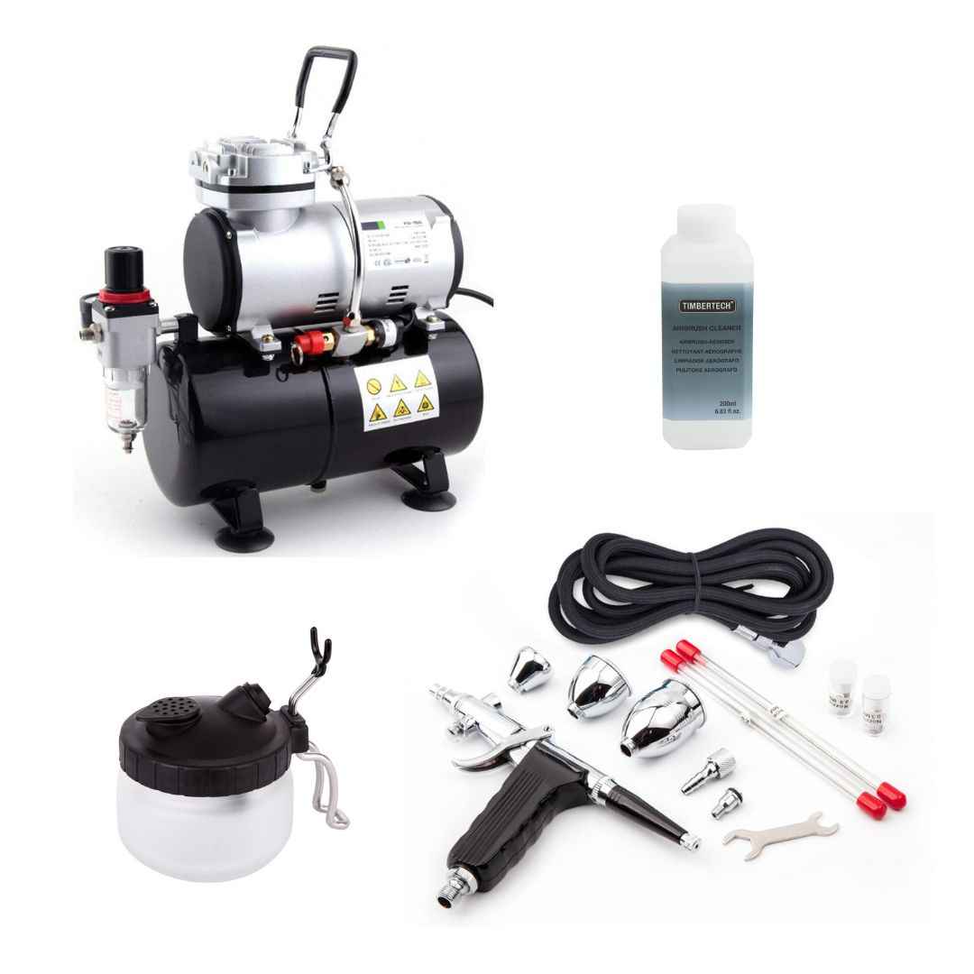 Ensemble aérographe BD-116C et compresseur AS-186