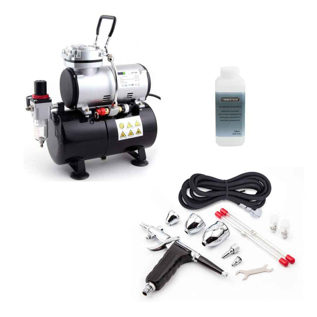 Ensemble aérographe BD-116C et compresseur AS-186