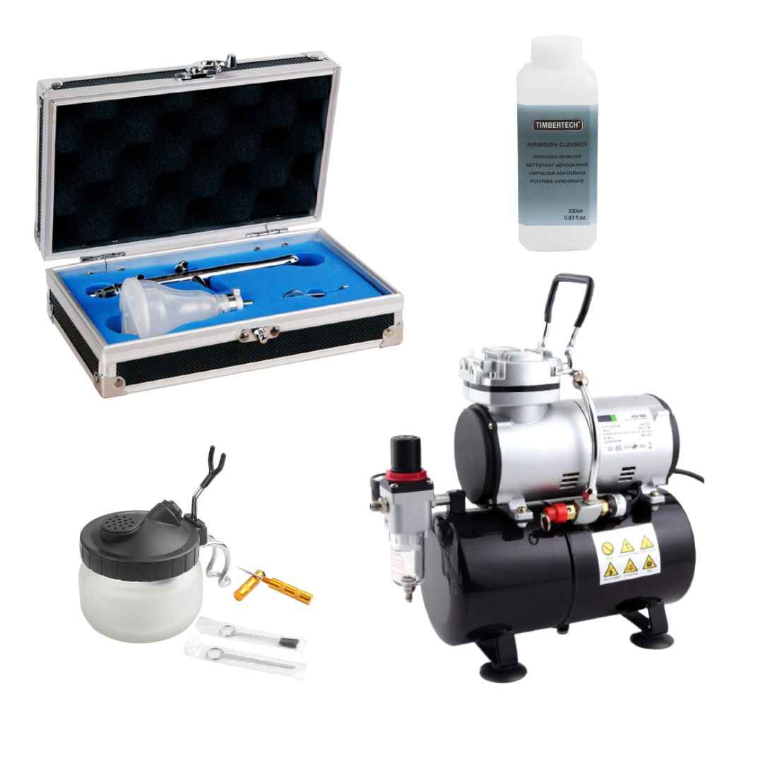 Aérographe Premium BD-330 et compresseur AS-186