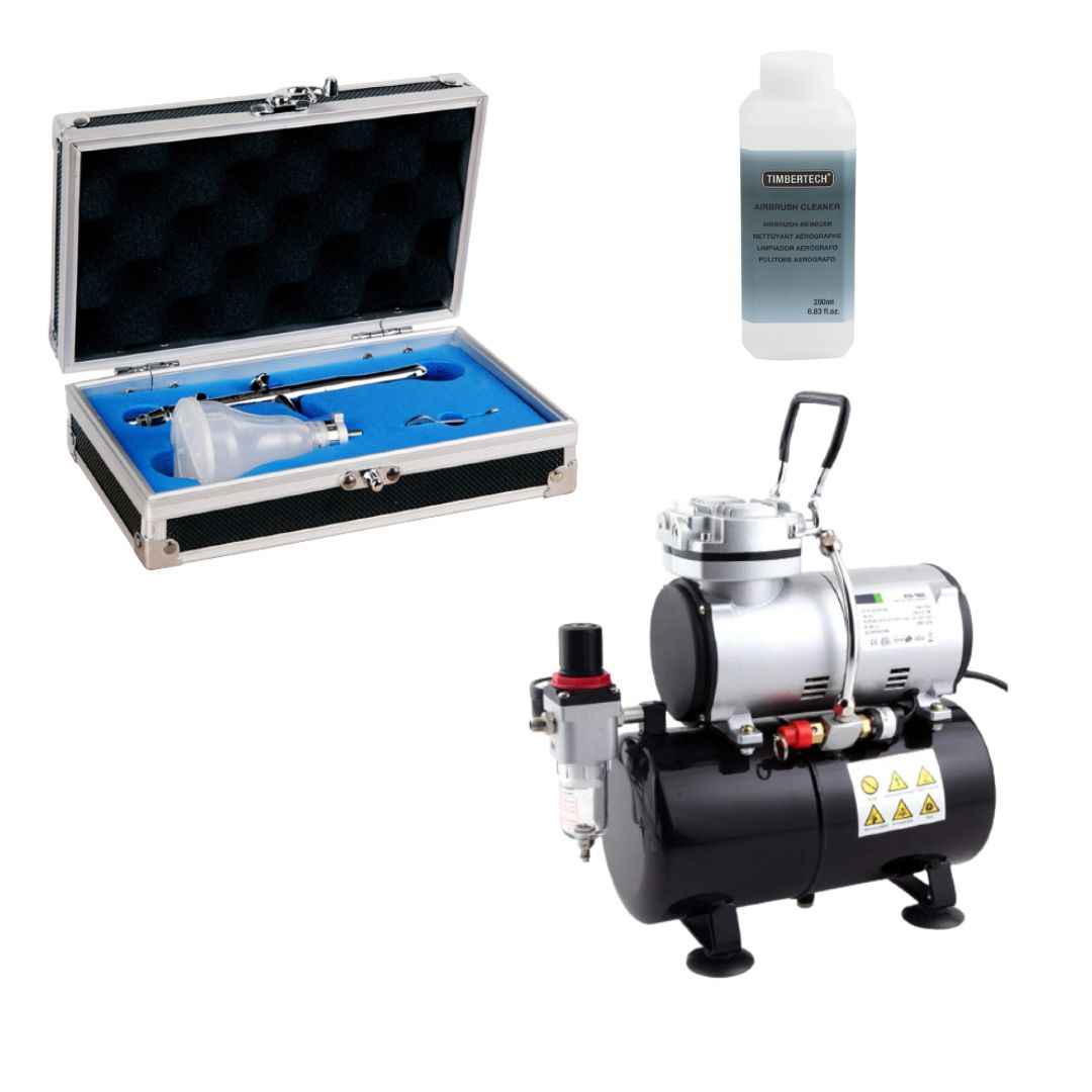 Aérographe Premium BD-330 et compresseur AS-186