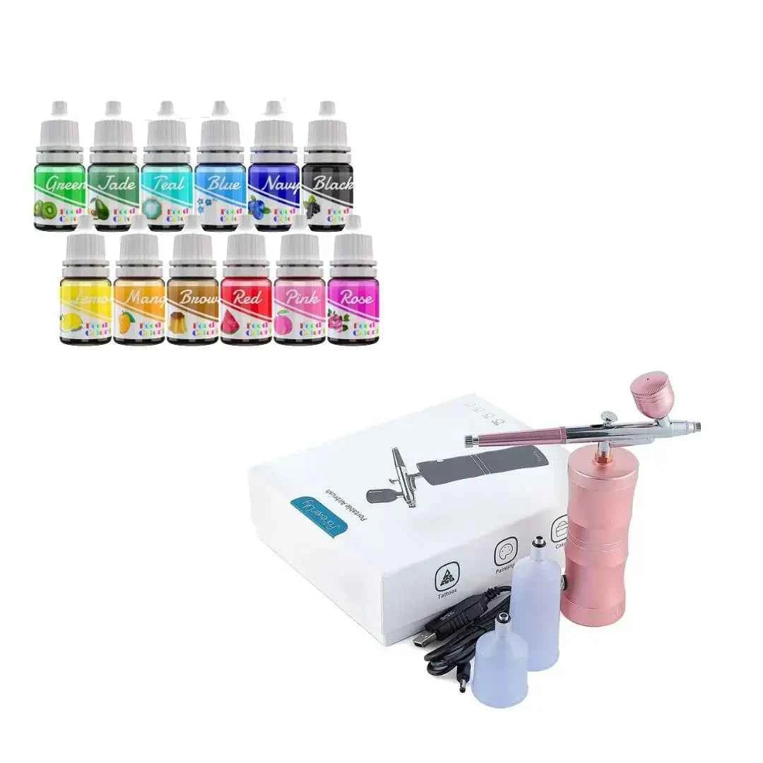 Aérographe sans fil pour pâtisseries