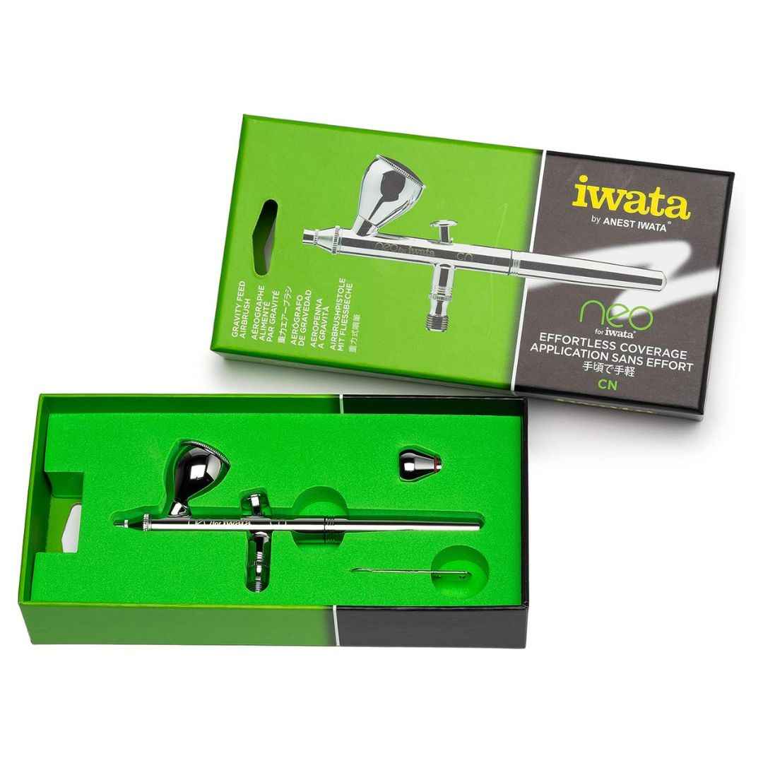Aérographe Iwata Neo CN double action à gravité - 1