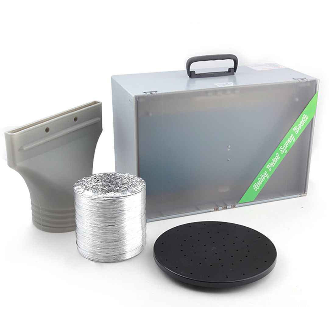 Cabine de peinture aérographe à aspiration avec LED